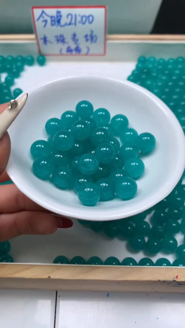 未镶嵌散珠玛瑙/玉髓B53 天 河 石10mm10个5.8元