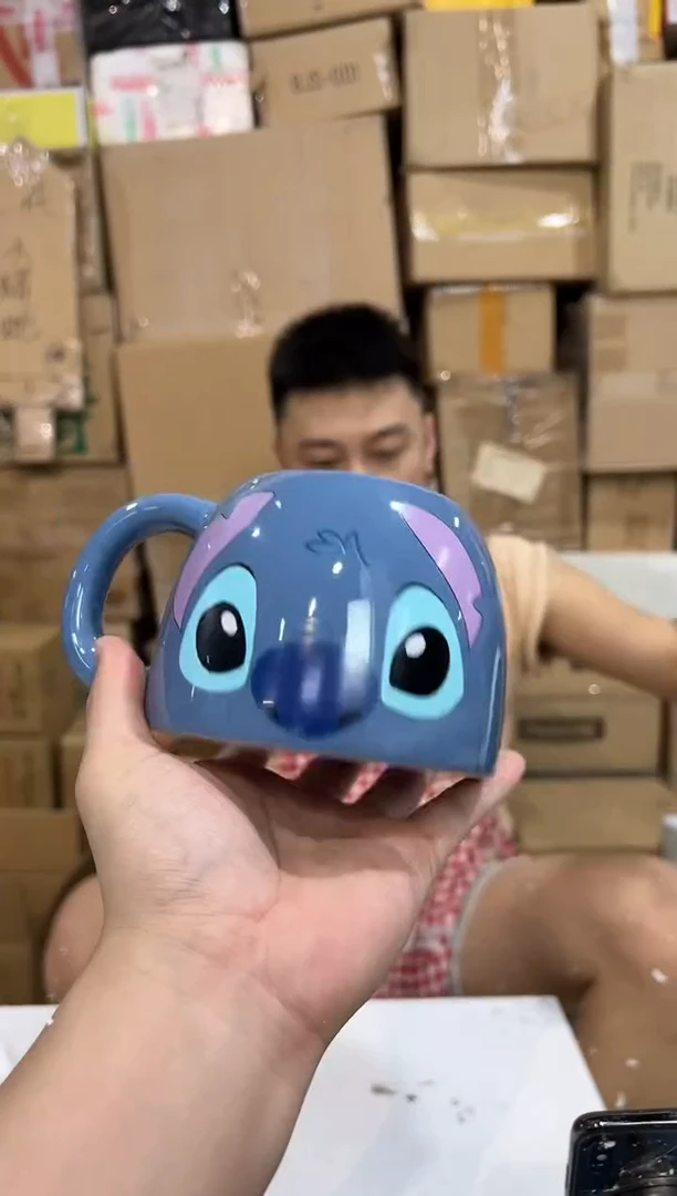 瓷片史迪仔馒头杯