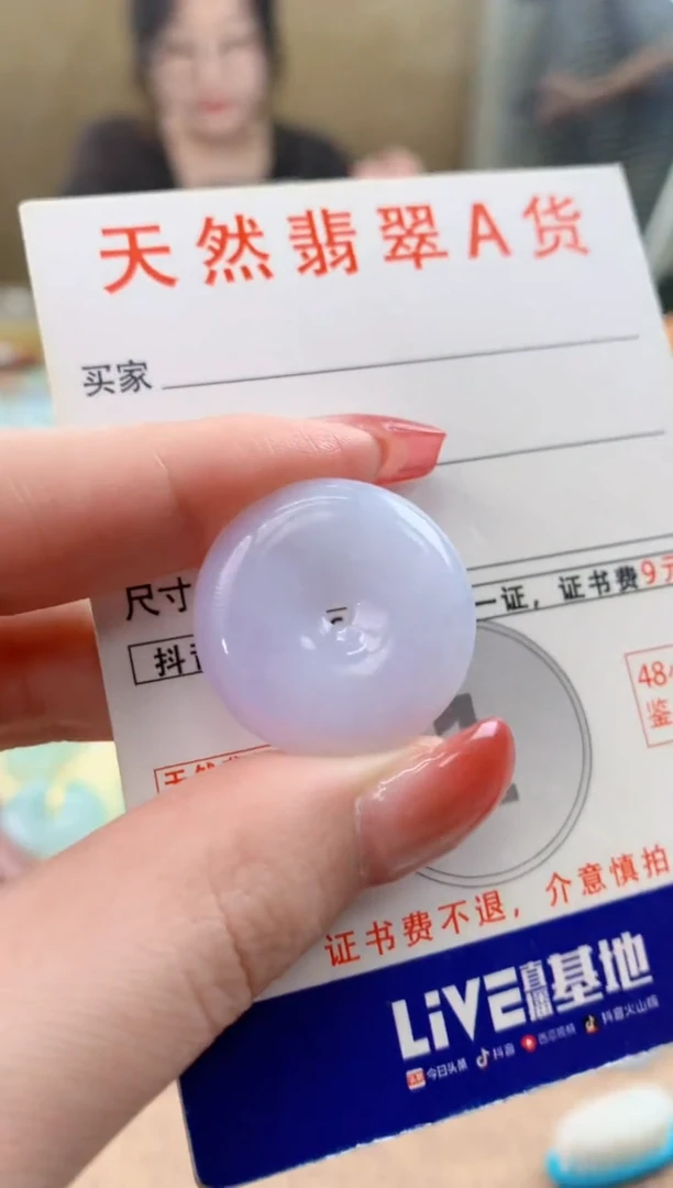 颈饰未镶嵌翡翠天然A货翡翠挂件