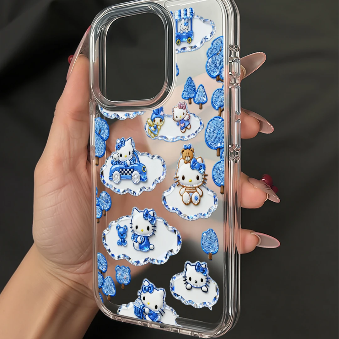 雪地kt猫适用苹果iPhone17pro14小米15promax华为p80手机壳创意xr