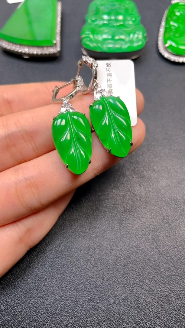 吊坠(不含链)银S925镶嵌翡翠erz1