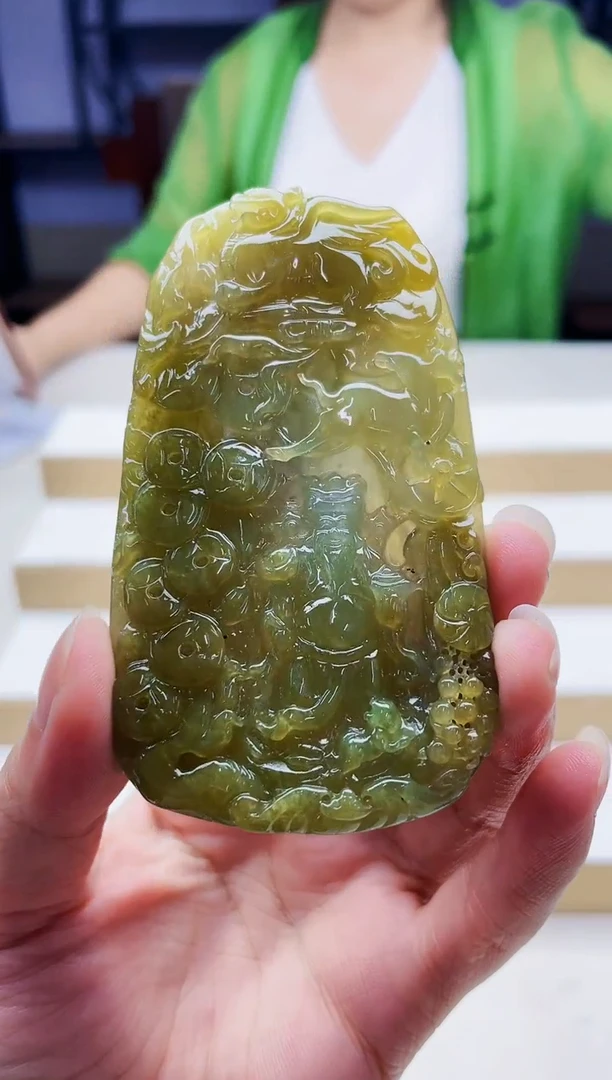 未镶嵌定制翡翠毛货09220603