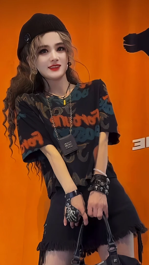 夏季新款休闲风印花糖果色短袖宽松显瘦时尚百搭潮流韩版圆领T恤