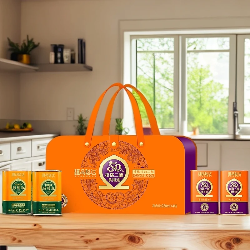 新疆核桃二脂油50%甘油二酯健康核桃油可以直接喝的核桃油