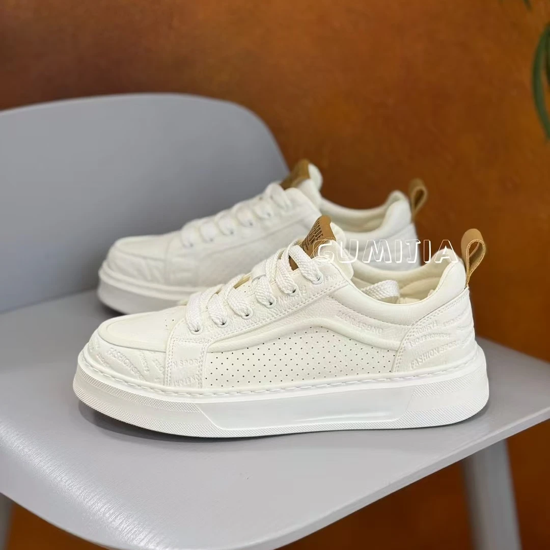 网面轻盈真皮休闲鞋潮鞋舒适透气休闲时尚休闲鞋鞋子百搭男士