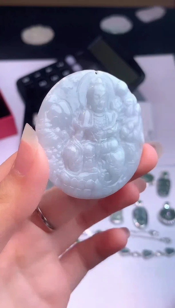 颈饰未镶嵌翡翠0芹0翡翠珠宝765