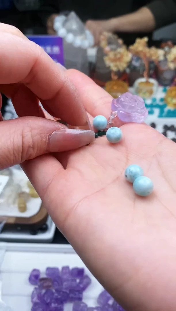 【闪购商品】针钠钙石（海纹石）颈饰未镶嵌60a多样性发其一/2.11/1个