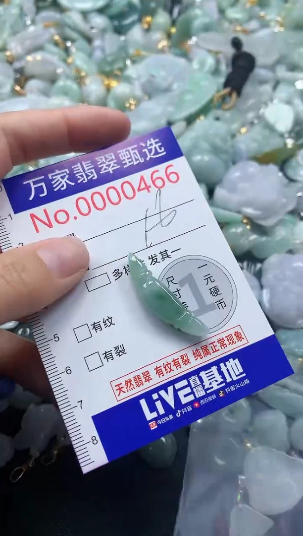吊坠(不含链)未镶嵌翡翠0466