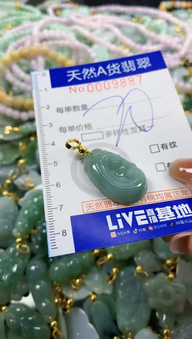 颈饰未镶嵌翡翠天然A货翡翠