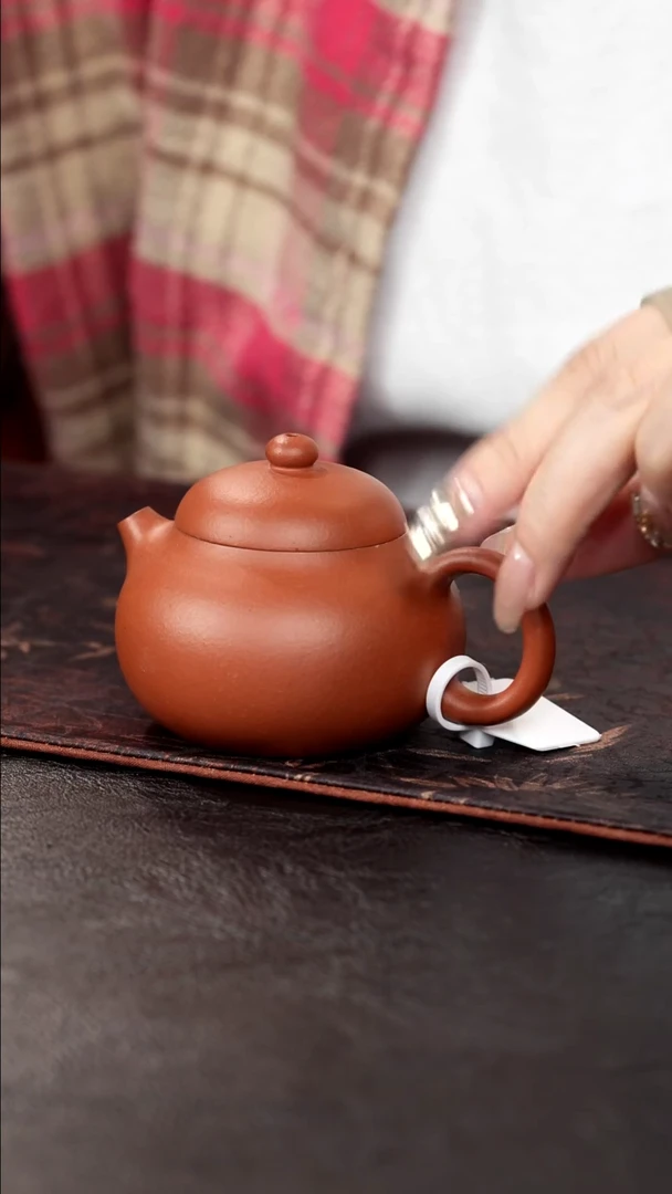 茶壶紫砂小红泥文旦壶120cc