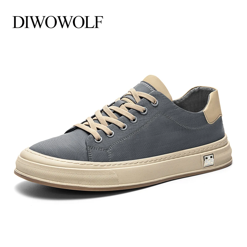 DIWOWOLF 休闲鞋意式轻奢手工名品时尚经典板鞋开车轻便百搭男鞋