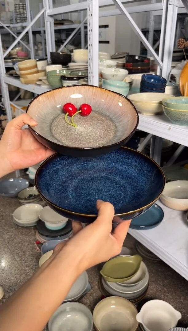 陶瓷外贸尾货瑕疵满20包邮X2 J3A/新品深盘