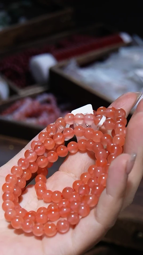 【闪购商品】南红玛瑙项链未镶嵌项链0001