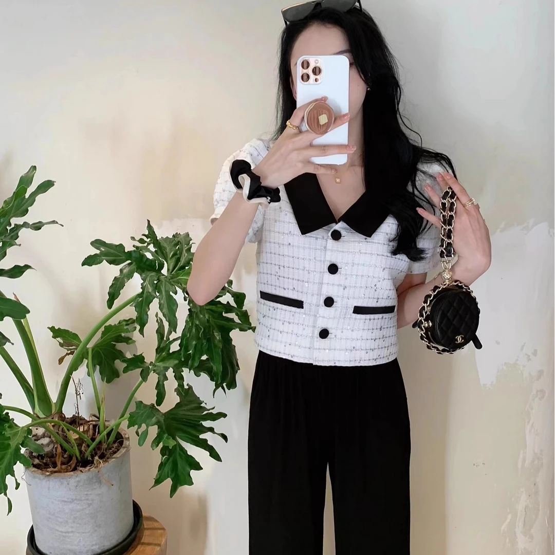 C轮C25【少女奥黛丽】 温柔甜美公主 宽松修身露背蝴蝶结套装