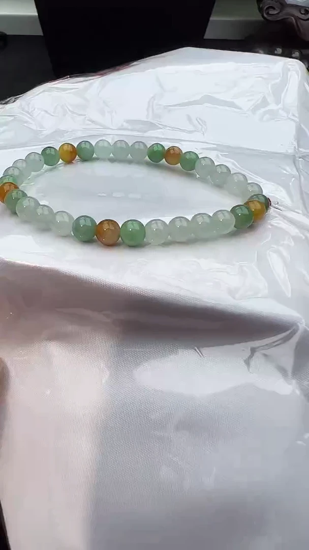 未镶嵌手串翡翠小米珠手串