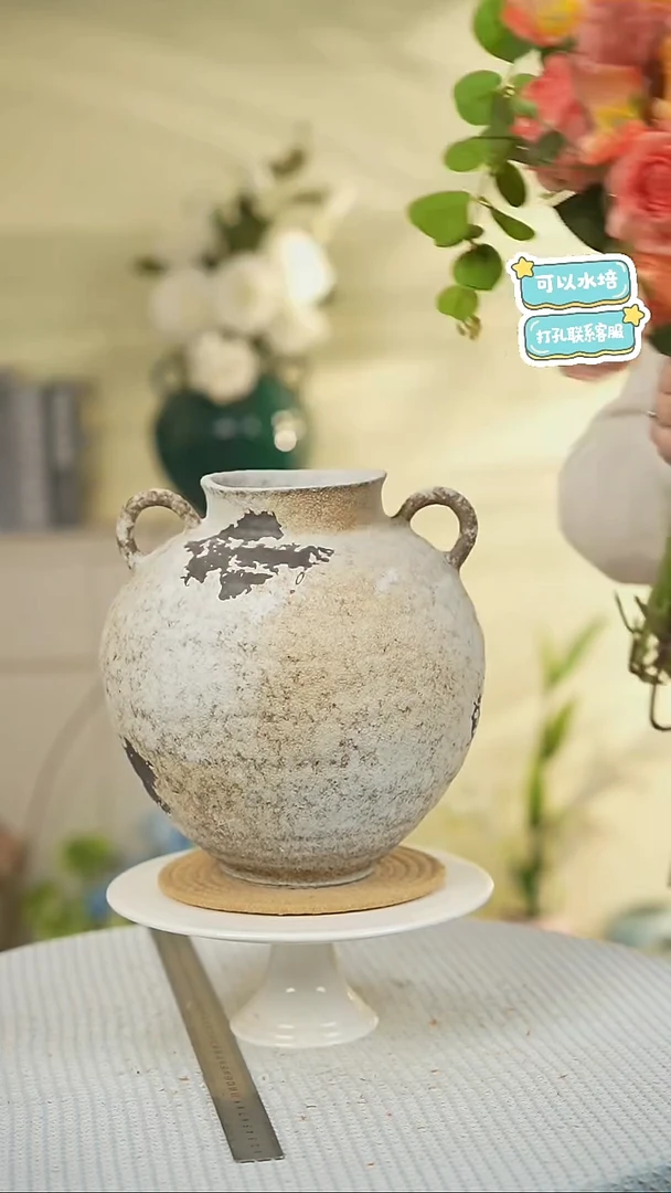 景德镇高温陶瓷花瓶摆件