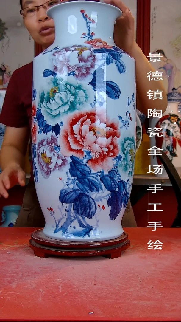 摆件景德镇陶瓷 全场手工手绘