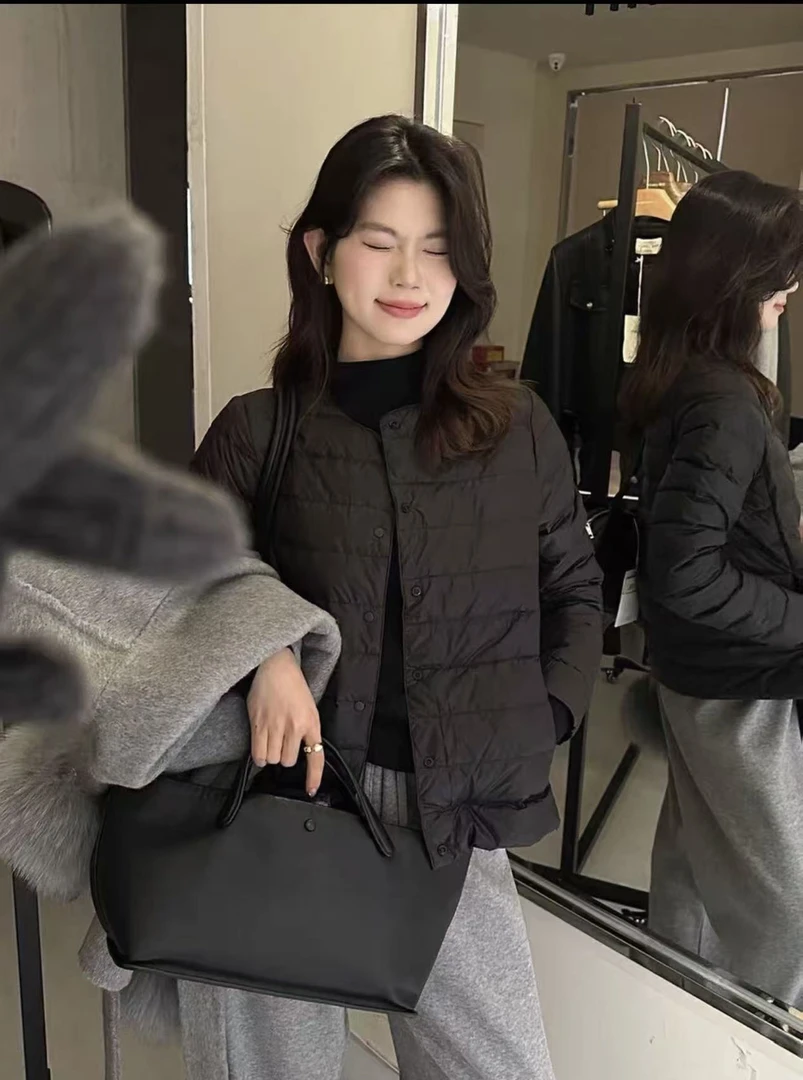 合身短款圆领时尚女款外套MJ