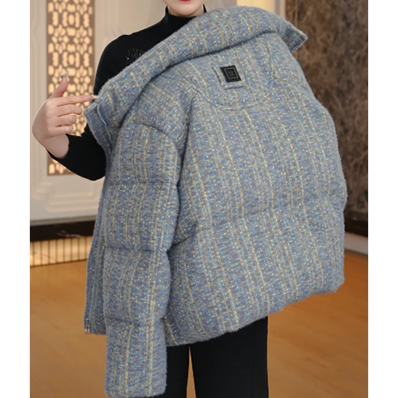 复古时尚流行款羽绒服2025冬季新款气质百搭保暖外套