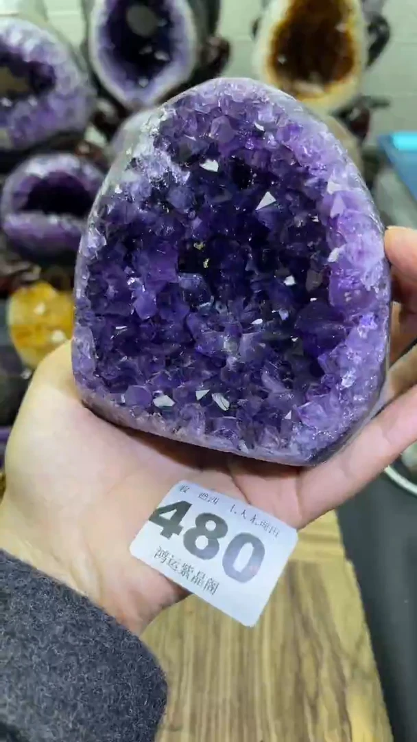 未镶嵌大型摆件（非配饰）紫晶480号摆件