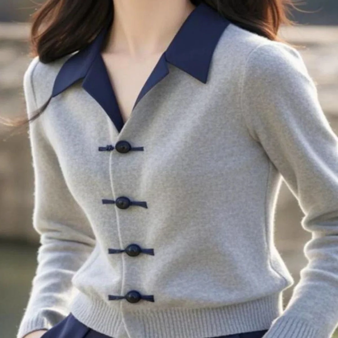 （241-245）品牌女装设计师新款百搭针织上衣牛仔裤半裙连衣裙外套