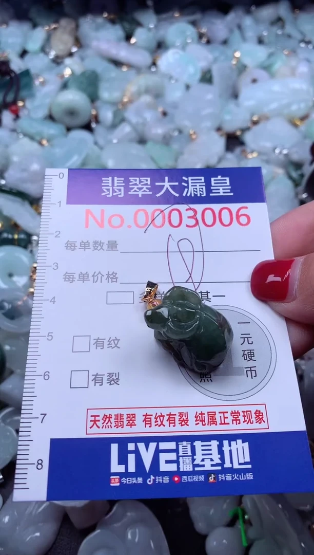 颈饰未镶嵌翡翠3006