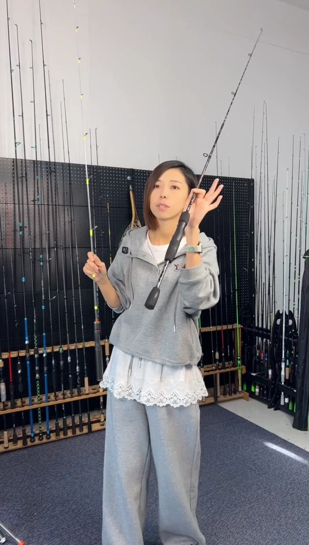 1.8m以下碳素1节半弹射马口枪柄1.35米+PBL（瑕疵尾货竿，没有售后）