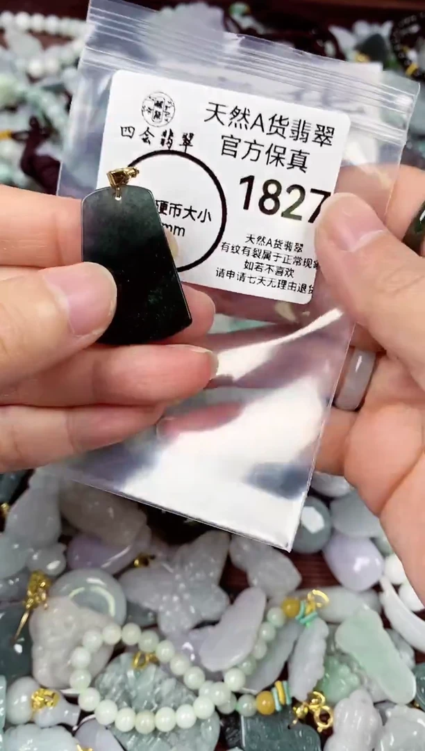 【闪购商品】翡翠颈饰未镶嵌天然A货翡翠1827
