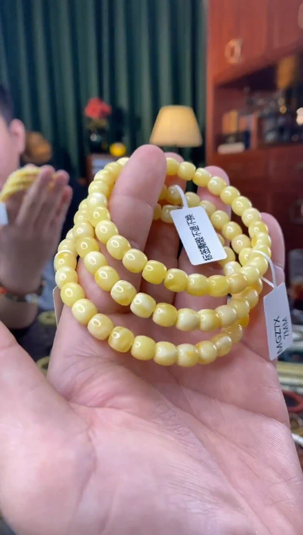 手串蜜蜡未镶嵌7mm老型多样性发其一