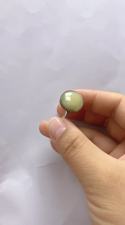 【闪购商品】琥珀裸石银S925镶嵌琥珀戒指