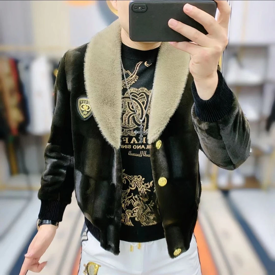 KEMPOTIWON肯珀蒂韦欧洲站冬季新款男士吋尚夹克外套男装时尚百搭