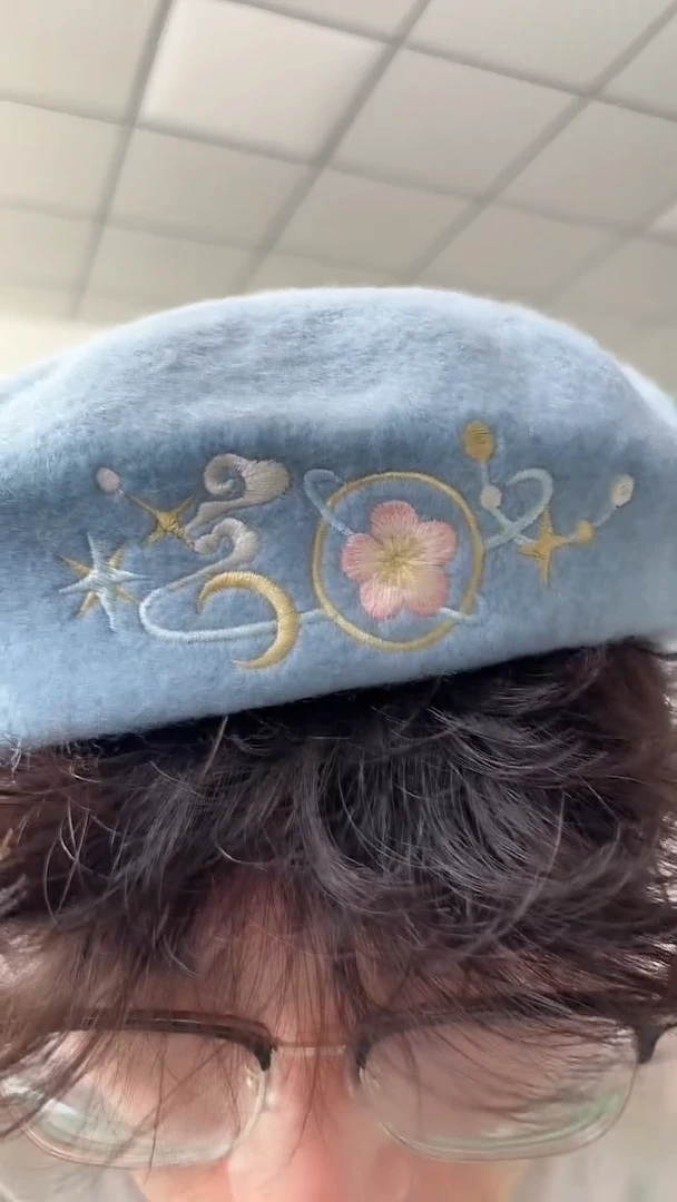 星恒蓝色贝雷帽均码