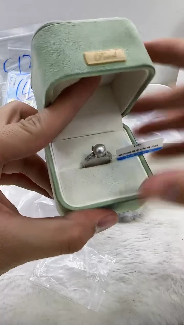 【闪购商品】海水珍珠DA银S925镶嵌a911 戒指7