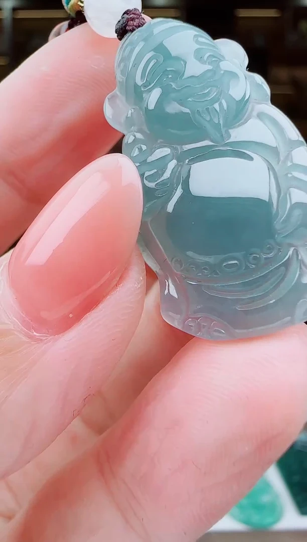 颈饰未镶嵌翡翠多样性发其一 小财神