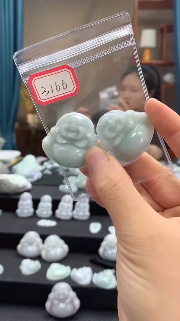 颈饰未镶嵌翡翠佛公3166 多样性发一件