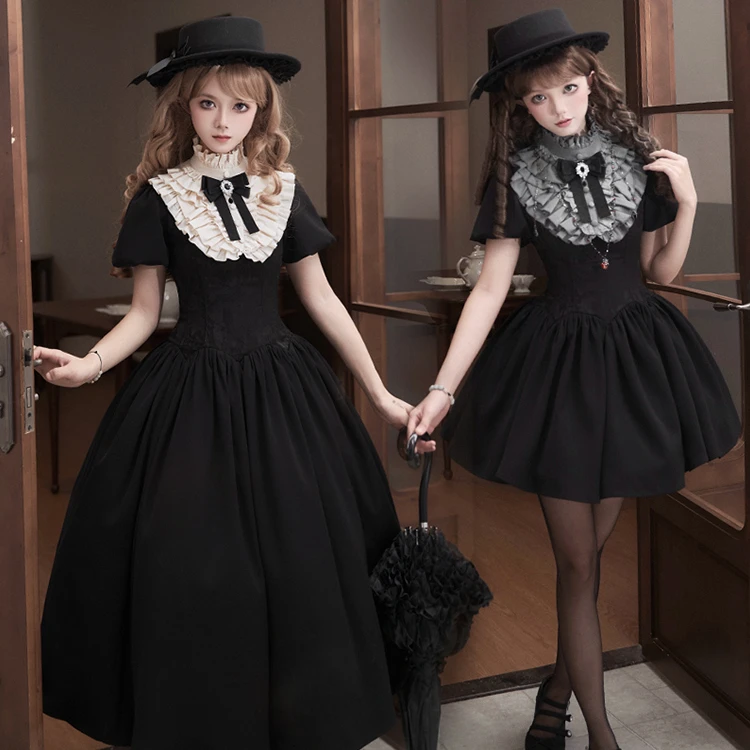 【旧约单件】withpuji原创设计 长短款op假领外套口水巾双子多穿lo