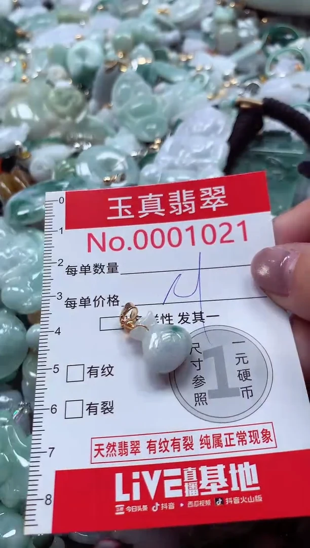 吊坠(不含链)未镶嵌翡翠1021