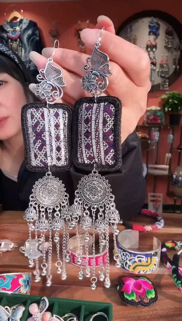 织绣手工苗绣刺绣首饰25