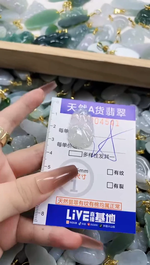 颈饰未镶嵌翡翠天然A货翡翠