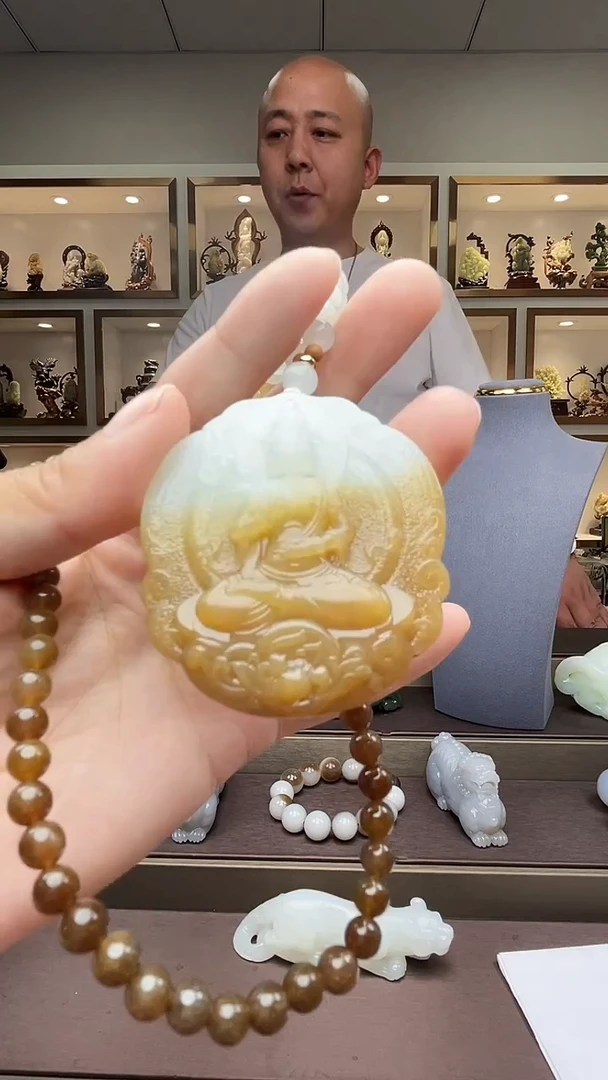 和田玉未镶嵌挂件苏