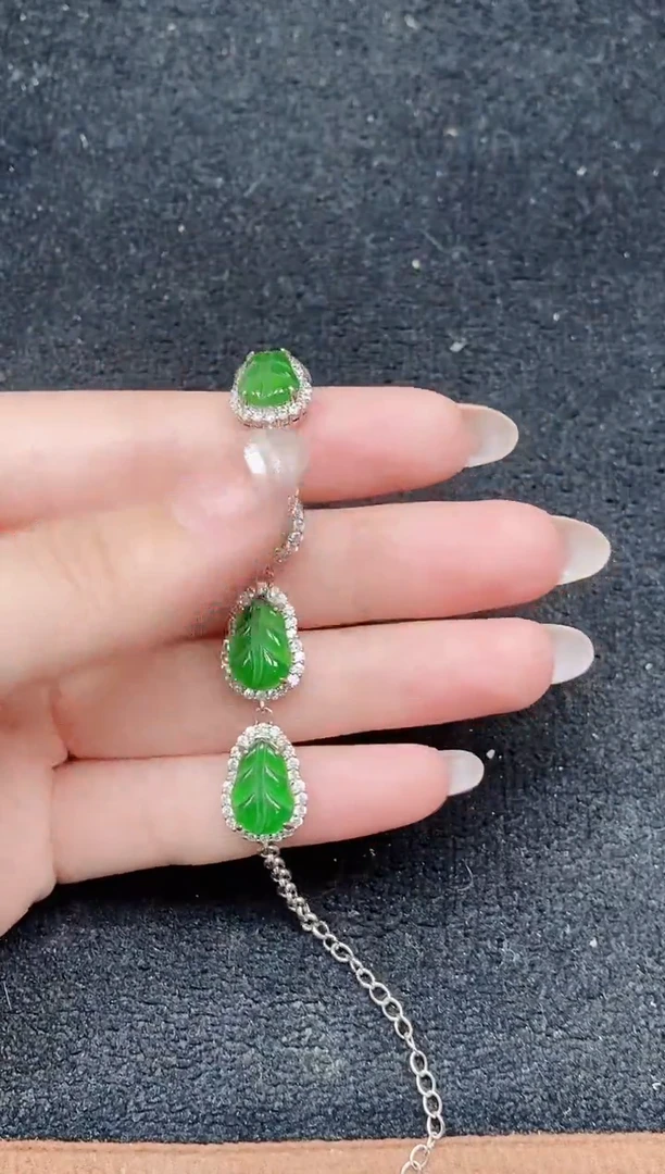 颈饰未镶嵌翡翠天然A货翡翠 保A保真