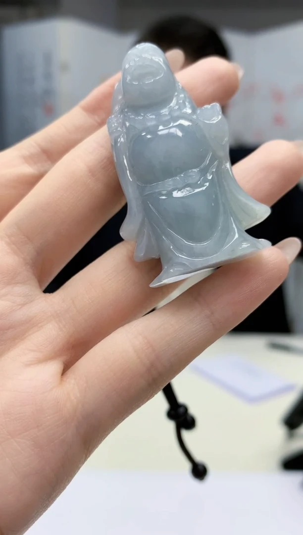 【闪购商品】定制翡翠未镶嵌4969jw-毛货挂件80
