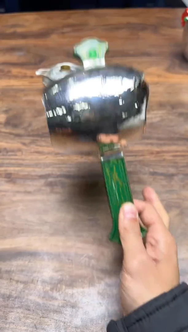 呆坐 发财锤煮茶器 绿