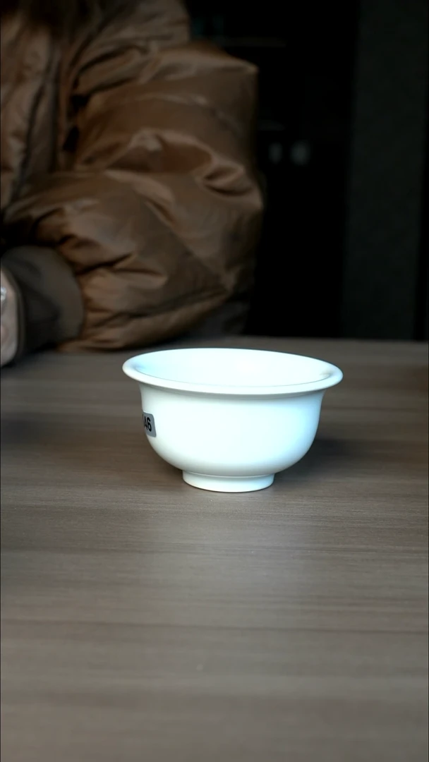 【闪购商品】杯月白压手杯准一级开片