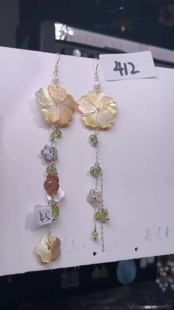 银S925镶嵌耳饰紫晶喜欢拍不修