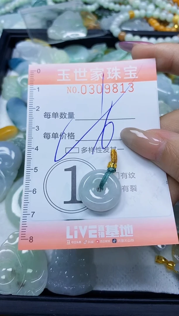 翡翠未镶嵌颈饰闪购0309813多样性发其一