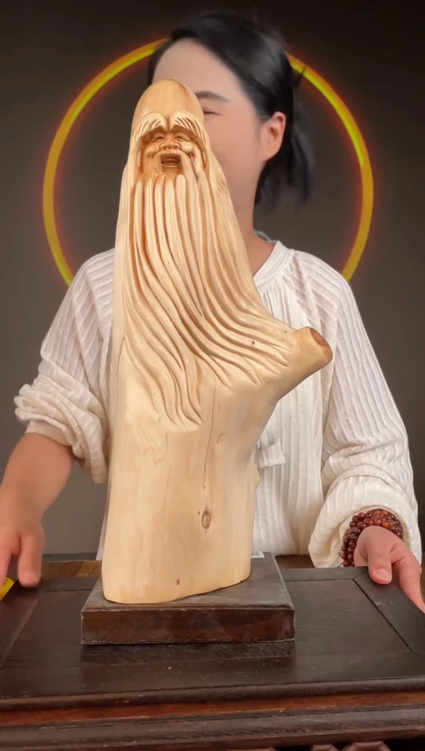 柏木（崖柏）手工摆件,先抢先得! 编号:82