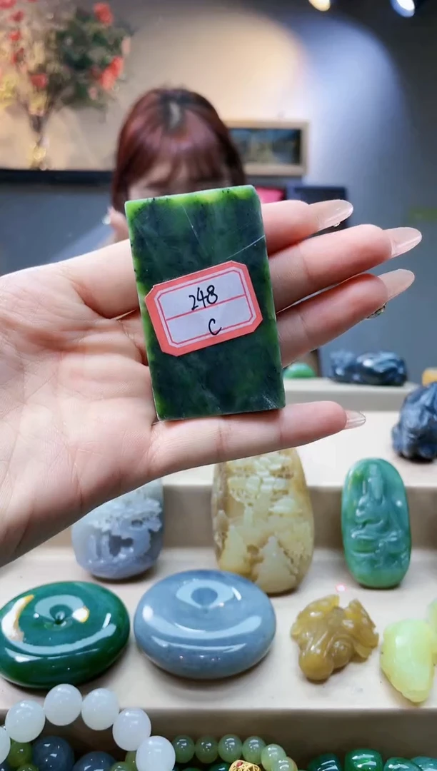 和田玉未镶嵌挂件1