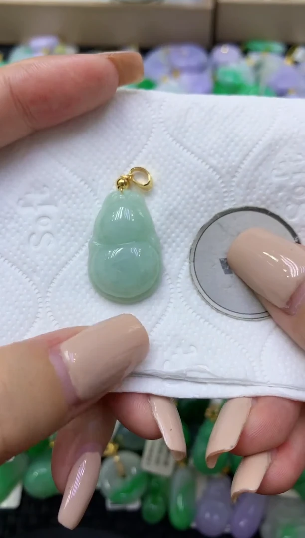 颈饰未镶嵌翡翠天然缅甸翡翠A货