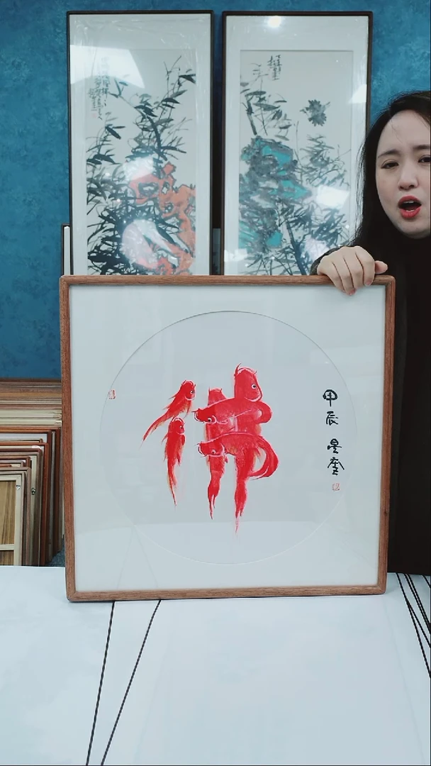 【闪购商品】国画50*50本土老师花鸟